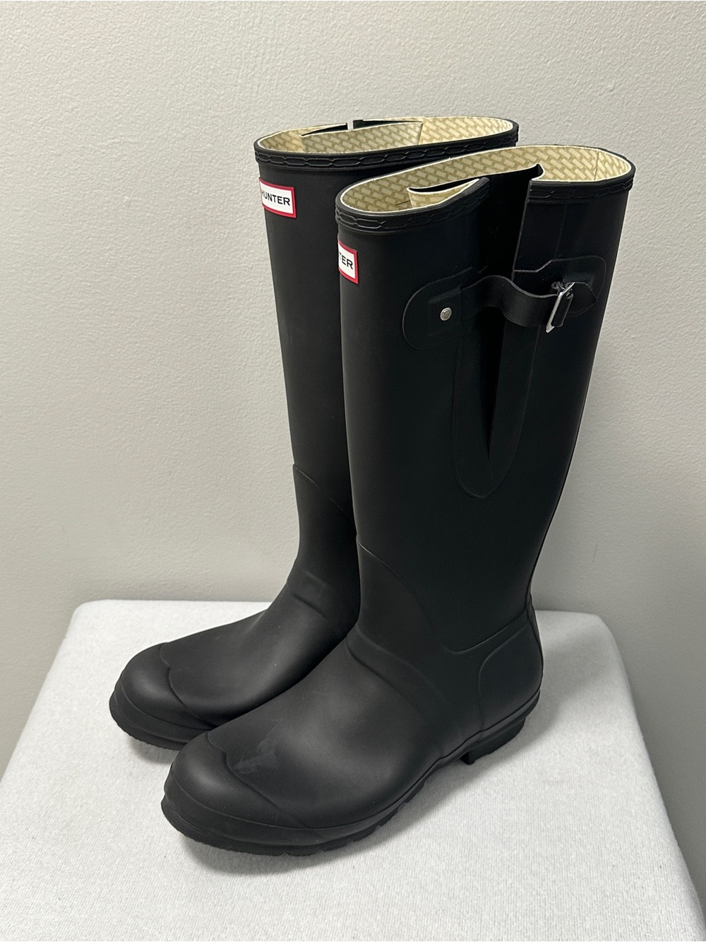 Hunter Men's Norris Field Side Adj. Neoprene Lined Rain Boots US M12/W13